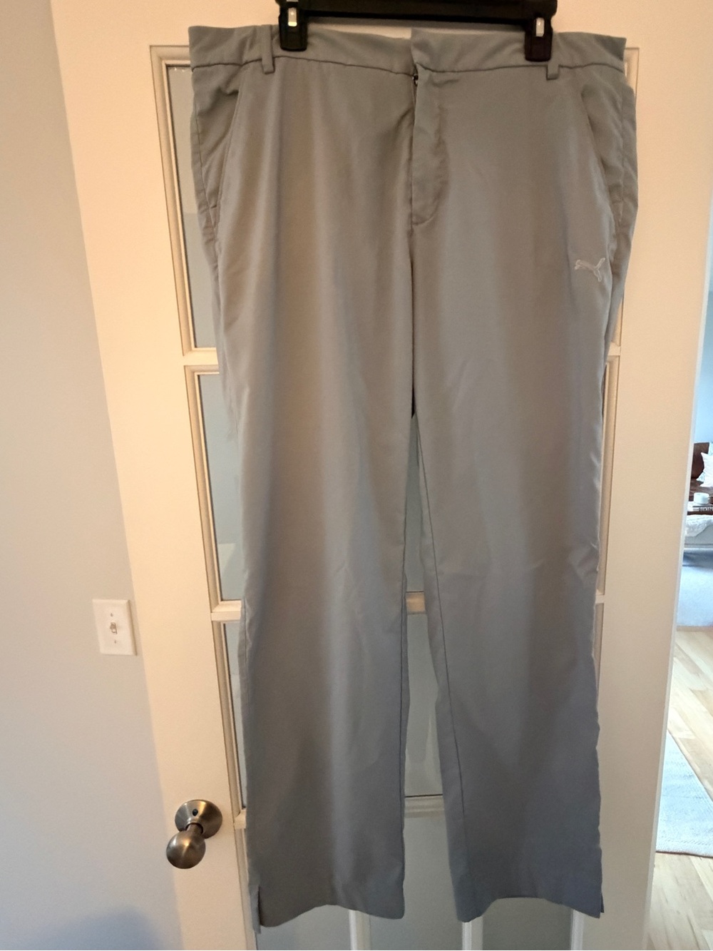 Puma Men's Light Gray Dry-Fit Golf Chinos